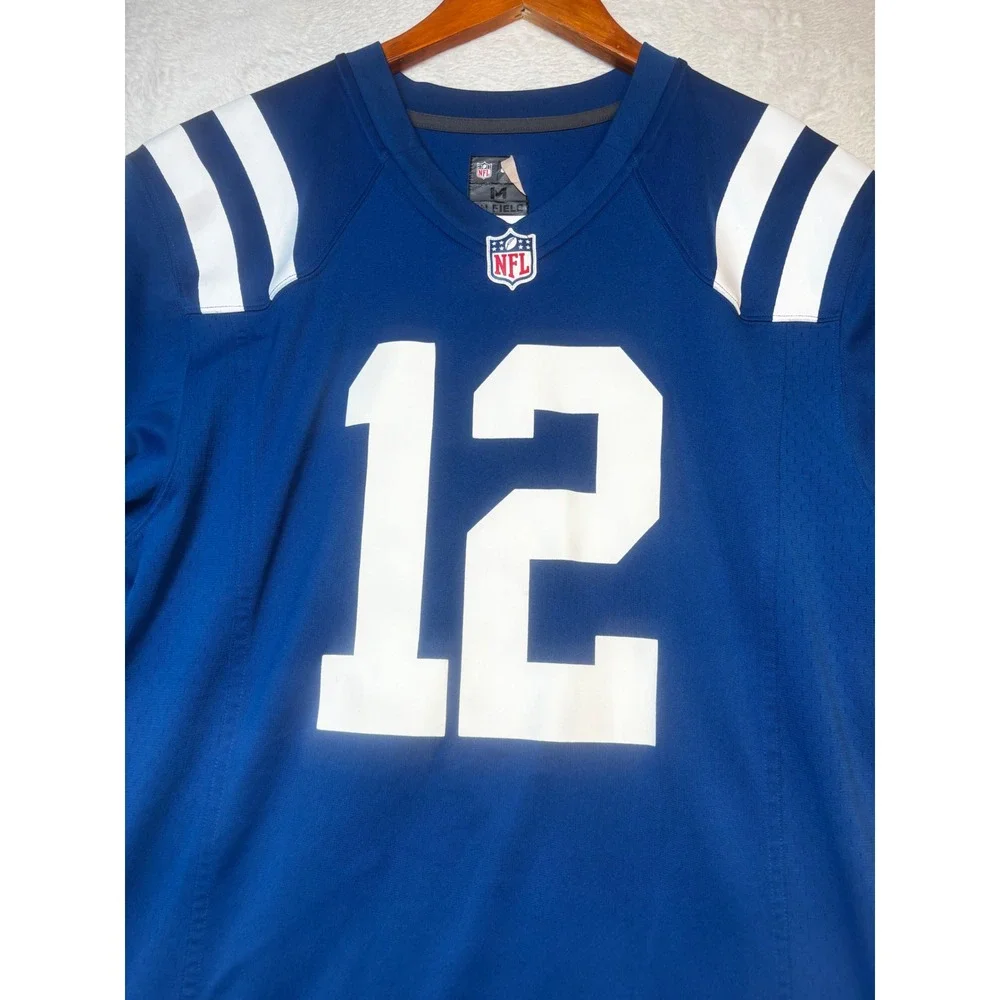 Indianapolis Colts Andrew Luck #12 Nike NFL Jersey‎ On Field Blue Mens Medium